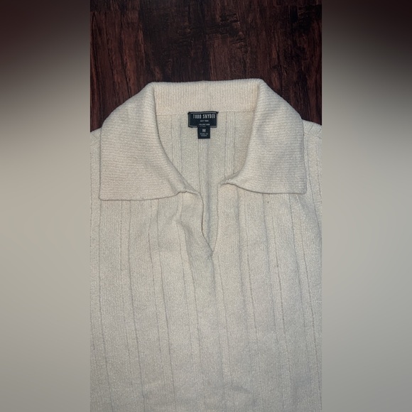 Todd Snyder CHENILLE RIBBED SWEATER POLO - Picture 7 of 11